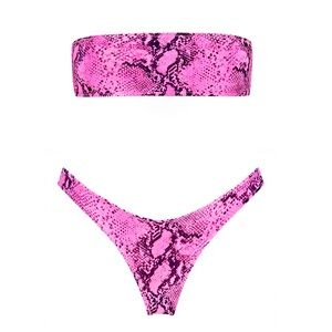 Triangl Twinkie Pink Python Bikini